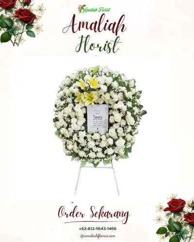 Krans Bunga Duka Cita di Semabung Lama